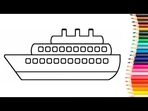 HOW TO DRAW AN EASY SHIP