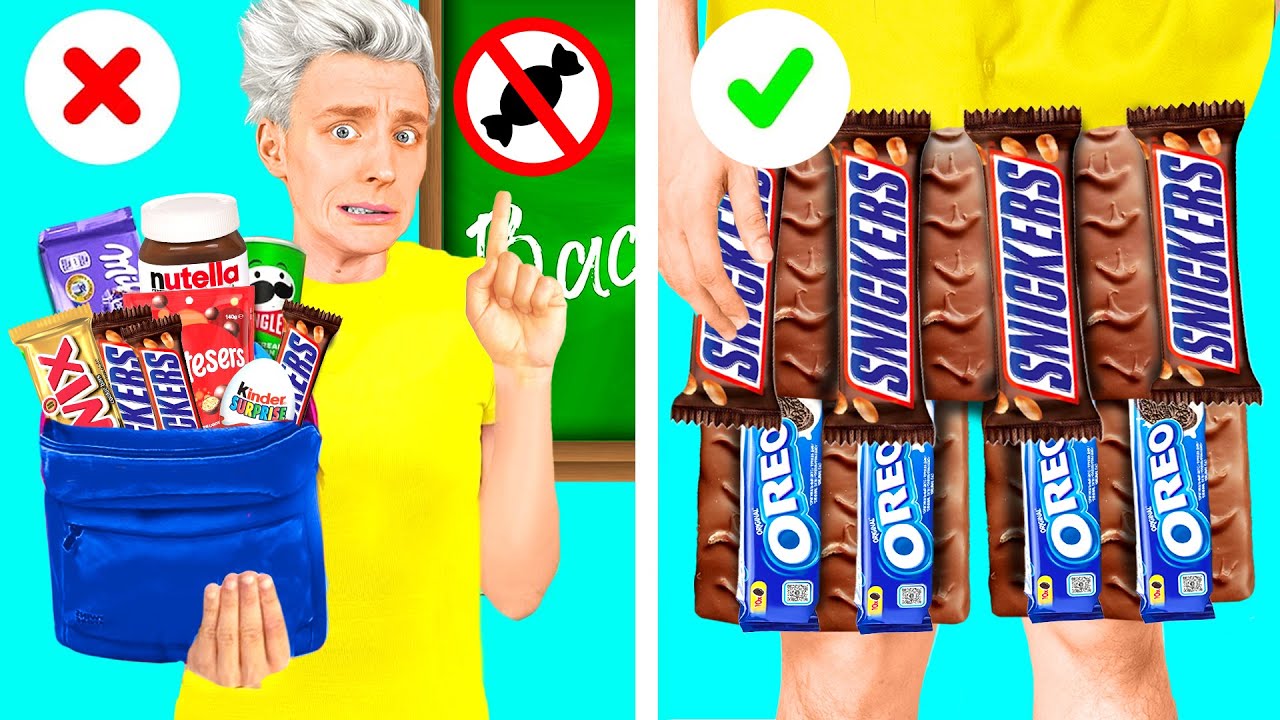 將糖果偷帶進教室的 10 種方法！