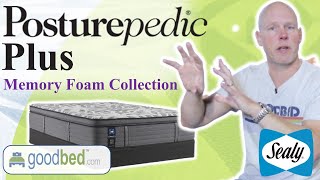 Sealy Posturepedic Plus 2023 Memory Foam Mattress Collection EXPLAINED by GoodBed.com