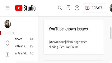 YouTube known issues
