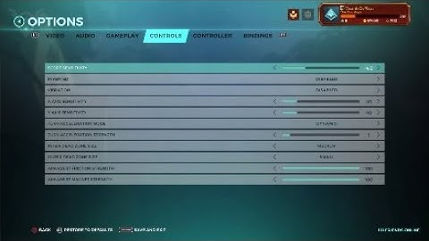 My Paladins Settings (Outdated)