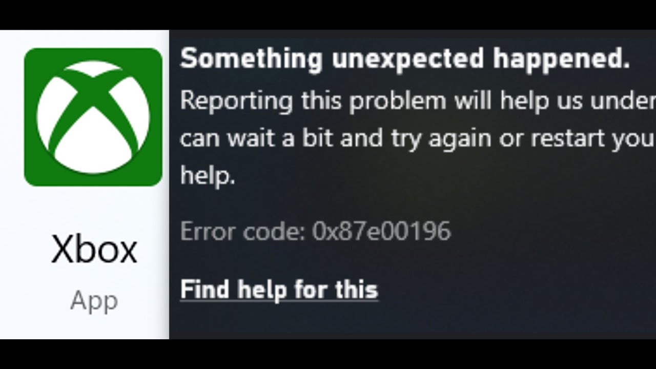 Fix Xbox Game Pass Games Are Not Installing Error 0x87e00196