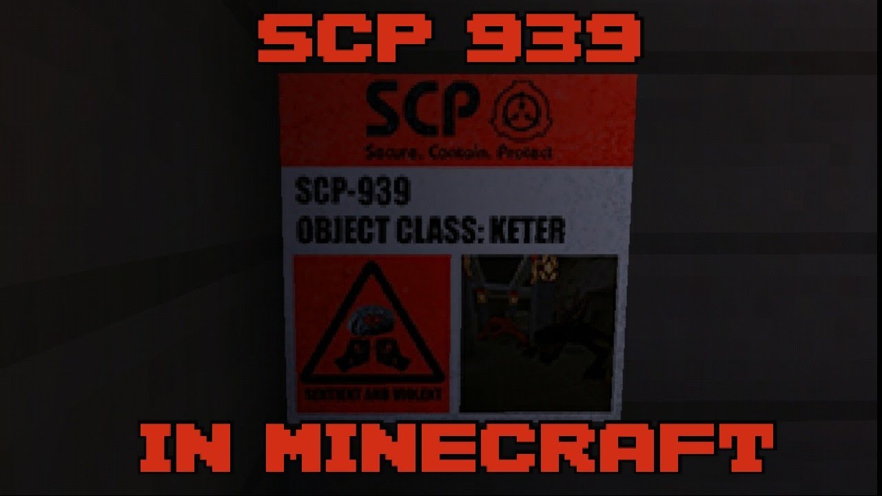 SCP-939 CONTAINMENT BREACH  Minecraft SCP Foundation! 