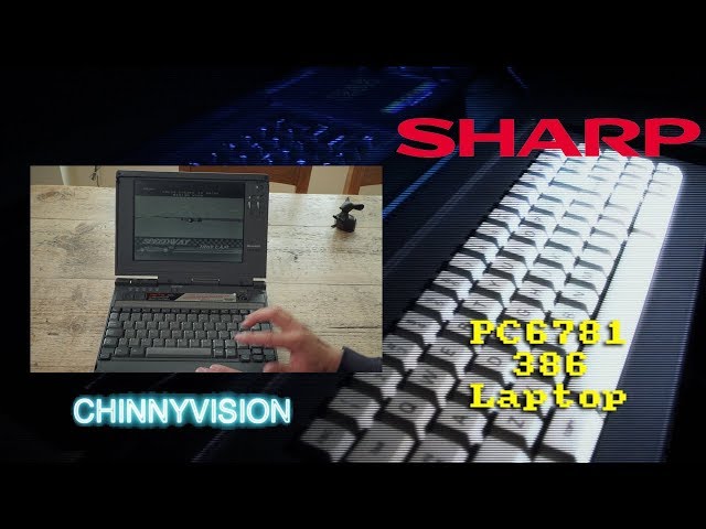 ChinnyVision - Ep 248 - Sharp PC6781 386 Laptop - YouTube