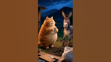 Con Mèo Tinh Ranh Thịt Con Lừa 🤣🤣 #funny #cat #meow #shorts