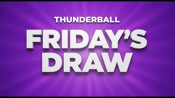 Thunderball Results LIVE | Friday 17 October 2025 | UK National Lottery Winning Numbers Tonight