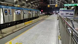2 Hyderabad Metro Trains Simultaneous Arrival in 4K
