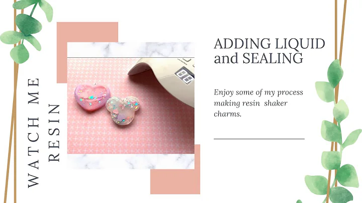 Adding Liquid and Sealing Shaker Charms with UV Resin | WATCH ME RESIN