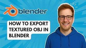 Hoe je een getextureerde OBJ exporteert in Blender [Handleiding 2025]