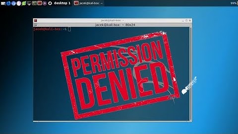how to fix permission denied in kali linux 2020.2