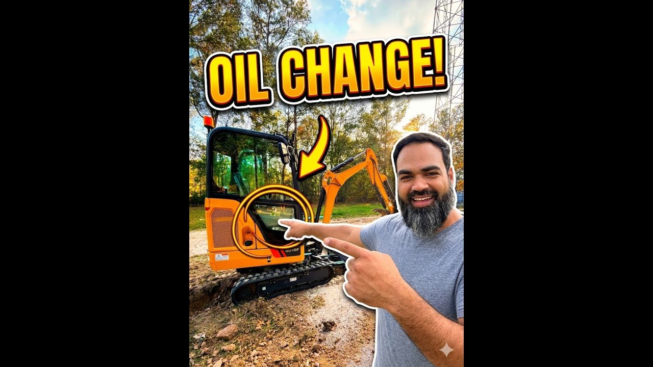 How to Change the Engine Oil on a Liugong 9018F Mini Excavator (Step-by-Step)