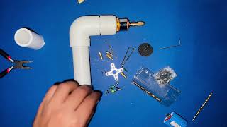 How to make mini drill using BLDC motor | HomeMade drill | Rechargeable and portable drill diy