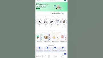 Home Page UI built in ReactJS ✨ More details on buildwithrani.com #reactjs #frontend #webdev