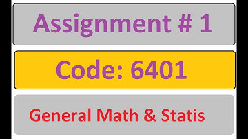 AIOU Solved Assignment No 1 Code 6401 Autumn 2020 | Aiou Assignment
