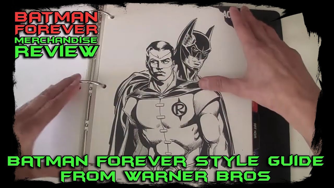 Batman Forever Merchandise Review - Style Guide from Warner Bros - YouTube