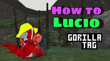 How to Lucio run in gorilla tag! (Tutorial)