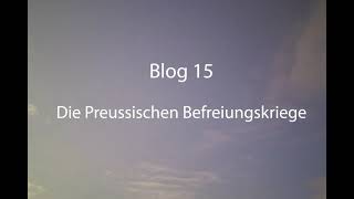 Blog 15 Die Preußischen  Befreiungskriege