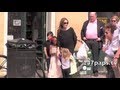 Angelin Jolie and Kids Go To Market in New Orleans