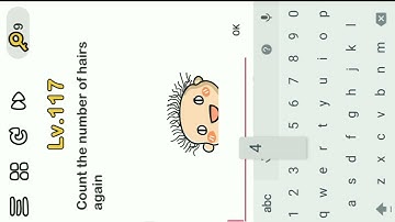 Brain Out Level 119 || Count The Number Of The Hairs Again.