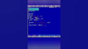 Check whether a character is alphabet,digit or special character in c programming#shorts #coding