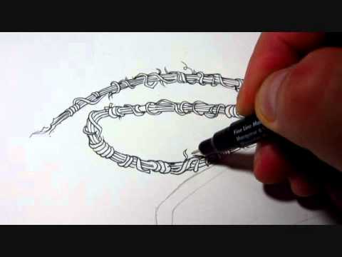 How To Draw Spiderman Webbing - YouTube