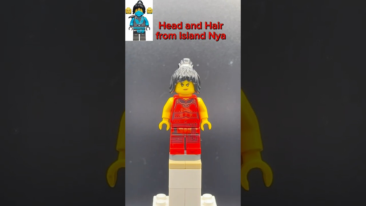 Custom LEGO Ninjago Legacy Golden Weapon Nya Minifigure