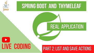 PART 2 - Spring boot crud with thymeleaf - List and save actions 🔥