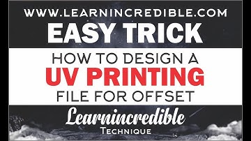 how to create a  offset UV Printing file from coreldraw