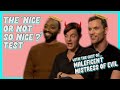 'Not sure my wife would agree!' We put the cast of Maleficent 2 to the 'Nice Test'! 😈🤣