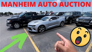 AUTO AUCTION WALK AROUND @ MANHEIM AUTO AUCTION & I FOUND A 2021 CHEVY CAMARO SS + TEST DRIVE 7-4-22 screenshot 1