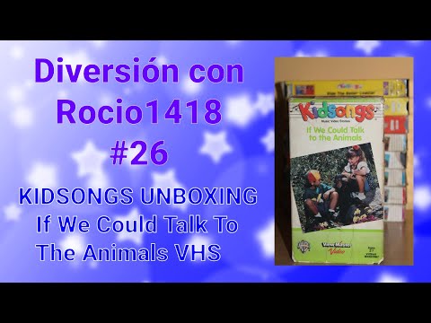 KIDSONGS UNBOXING: If We Could Talk To The Animals VHS