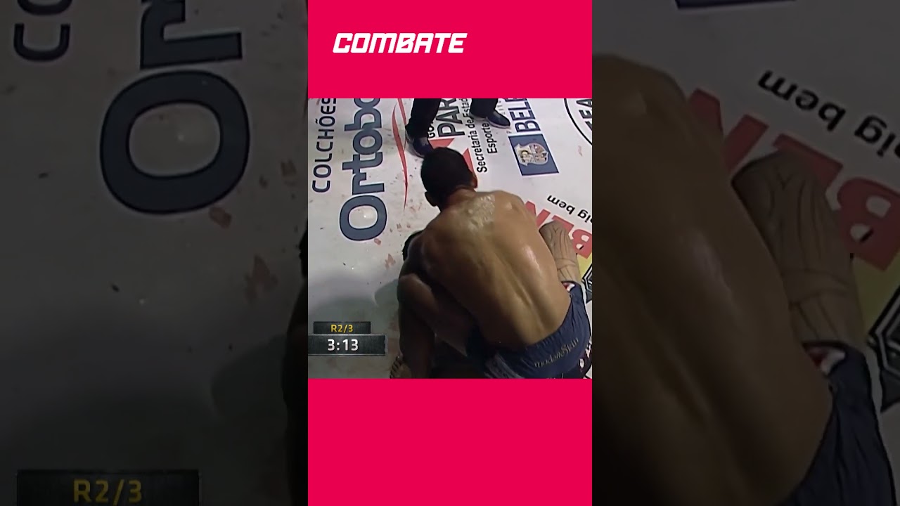 ELIZEU CAPOEIRA FINALIZA RIVAL NO JUNGLE E CARIMBA VAGA PARA O UFC | #shorts | Combate.globo