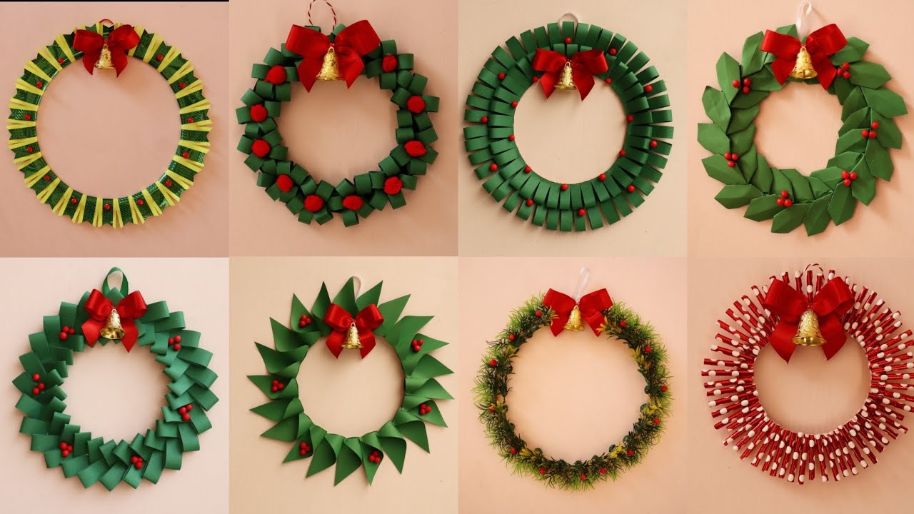 Buy Buyent ® Christmas Decorations Pine Cones Christmas Wreath Ring for  Door Decoration Christmas Leaf Garland Wreath Xmas Decoration Items for  Home Door Window Christmas Gifts Online at Low Prices in India -