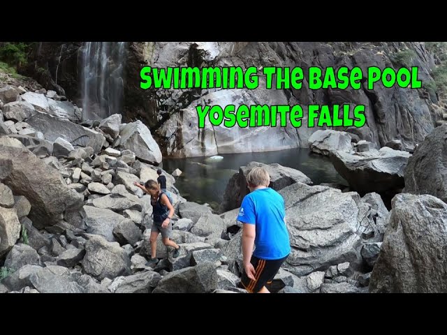 Swimming The Base Pool Of Yosemite Falls - Yosemite National Park - Youtube