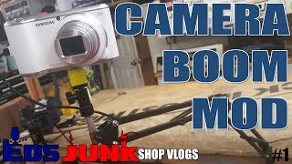 Ed's Shop VLOG | I Made a Custom Camera Boom!