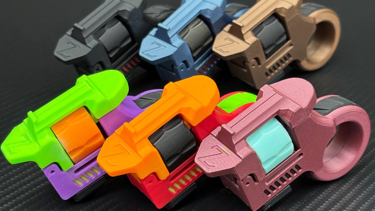 3D Printed Gun Fidget Toy REVIEW Ultimate ADHD Anti Anxiety Gadget for Adults EDC Ring Tested!