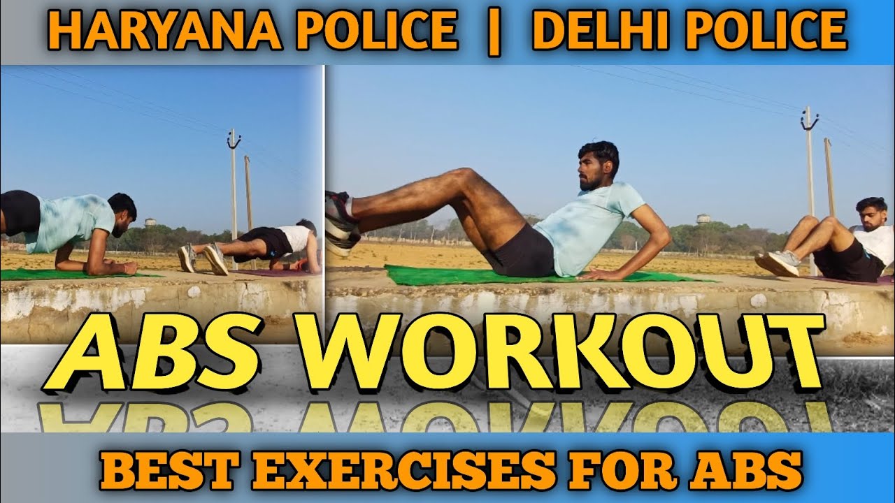 ABS WORKOUT😳 | BEST EXERCISES FOR ABS WORKOUT 💪 | Delhi police workout 🎯