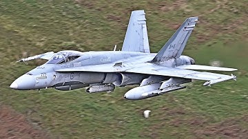 Amazing Canadian Hornets Tear Through the Mach Loop 4K