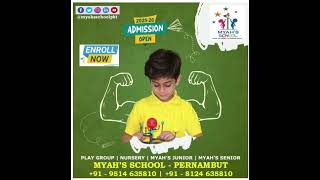 Myahs School - Pernambut, Admission Open Ay 2025 - 2026