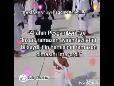 #RAMAZAN ayi haqqinda hədislər