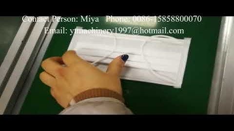 full automatic inner earloop mask making machine