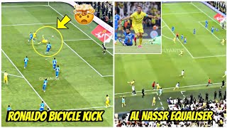 🤯Ronaldo INSANE Bicycle Kick And Missed Chances Vs Al Hilal