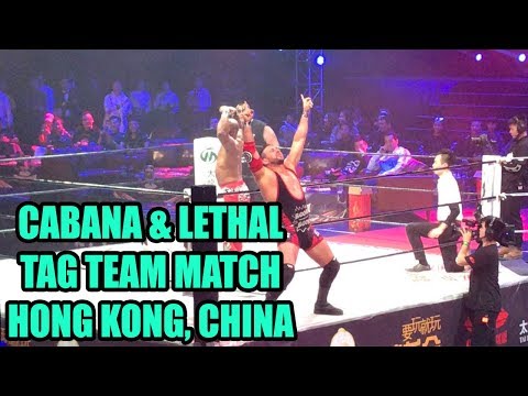 Colt Cabana & Jay Lethal wrestling in HONG KONG | FAN CAM |