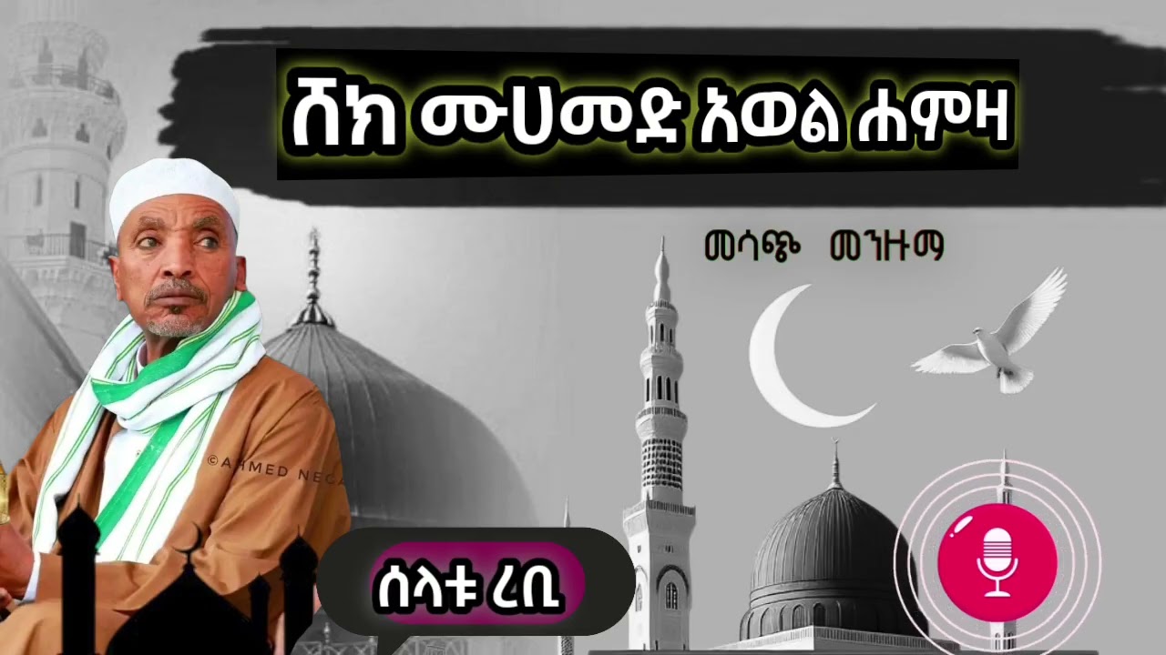 ሸክ ሙሀመድ አወል ሀምዛ ሶላቱ ረቢ ምርጥ መንዙማ  Mohammed awel menzuma