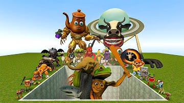 All New Italian AI Brainrot Memes vs Giant Pit with Evolution Of Infected Sky! – Gmod