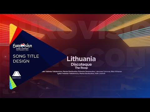 Eurovision 2021: Song Title Design