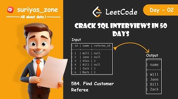 2) 584. Find Customer Referee | SQL Interview Question | Data Engineer Interview Questions