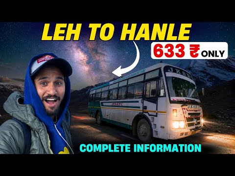 Leh To Hanle By Bus 🚌 | Ladakh Budget Trip