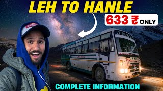 Leh To Hanle By Bus 🚌 | Ladakh Budget Trip