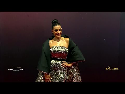 إطلالة النجمة الجميلة غادة عبدالرازق في مهرجان ضيافة 2025